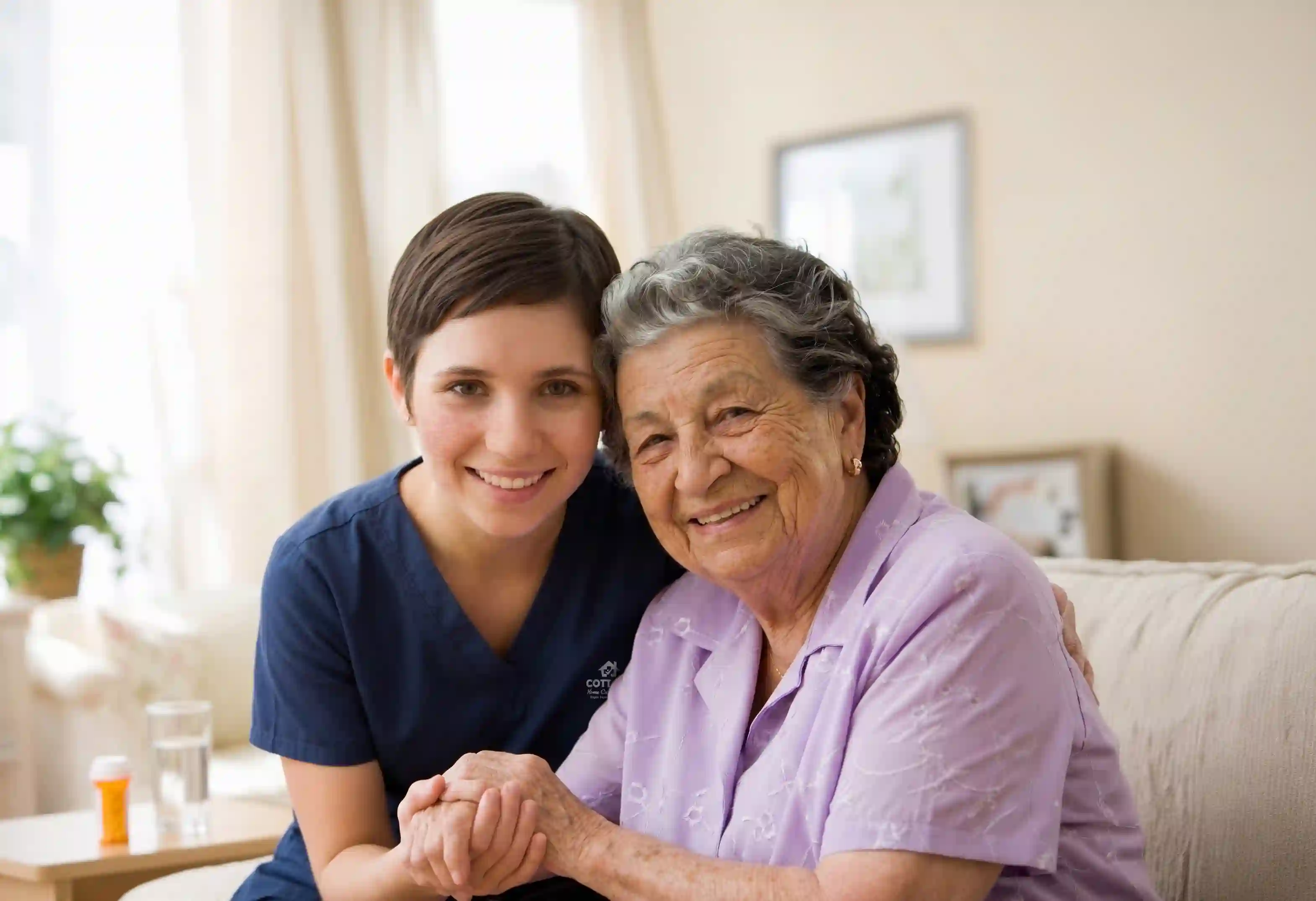 Caregiver providing personal care at home through Connecticut CFC program