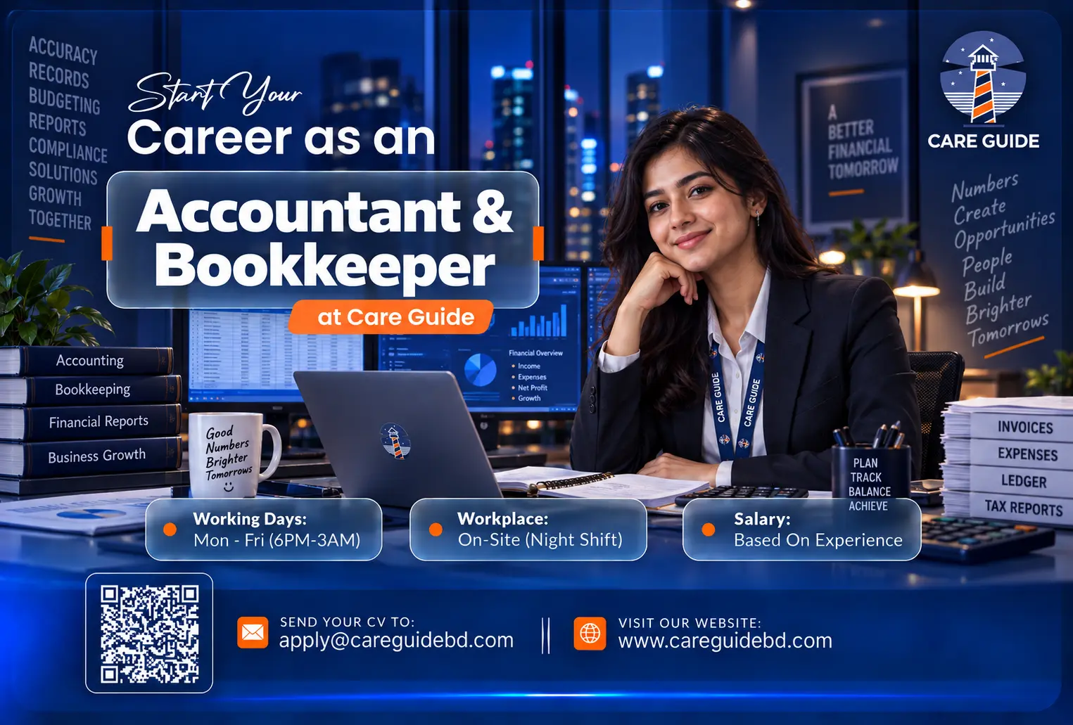 Start your career as an Accountant & Bookkeeper at Care Guide