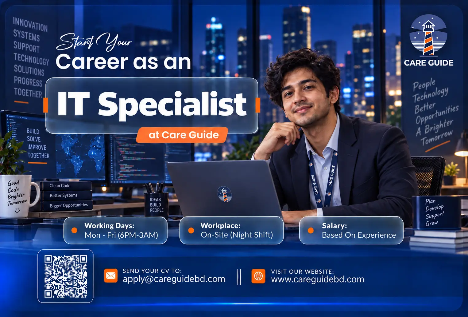 Start your career as an IT Specialist at Care Guide