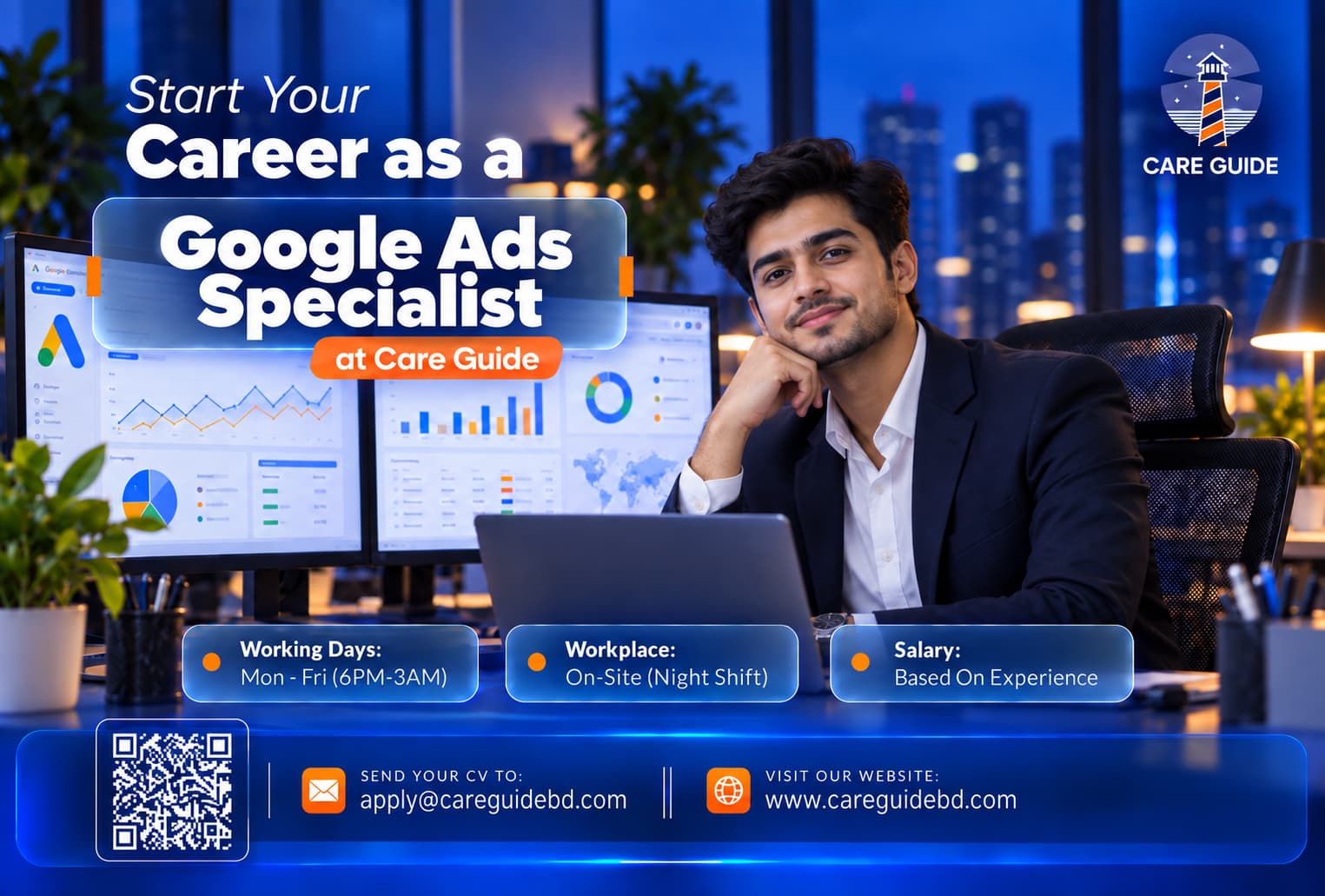 Start your career as a Google Ads Specialist at Care Guide