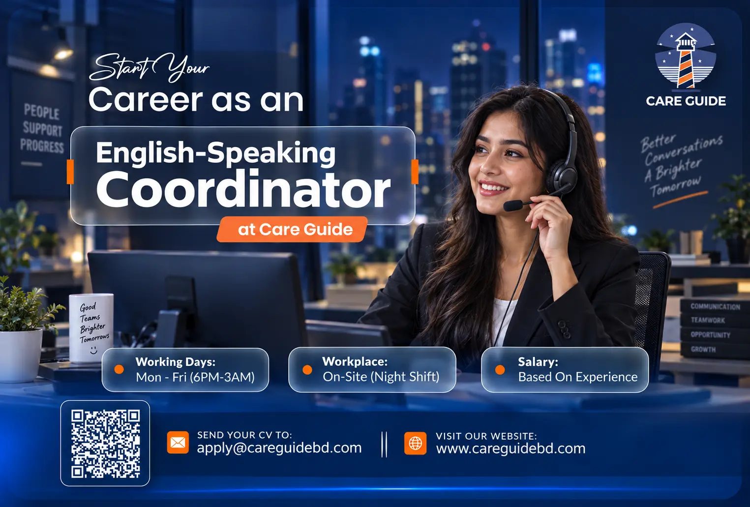 Start your career as an English-Speaking Coordinator at Care Guide