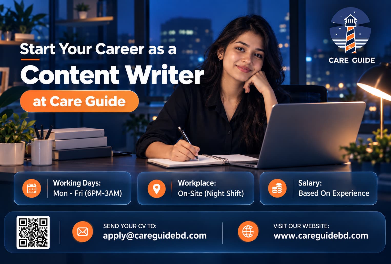 Start your career as a Content Writer at Care Guide