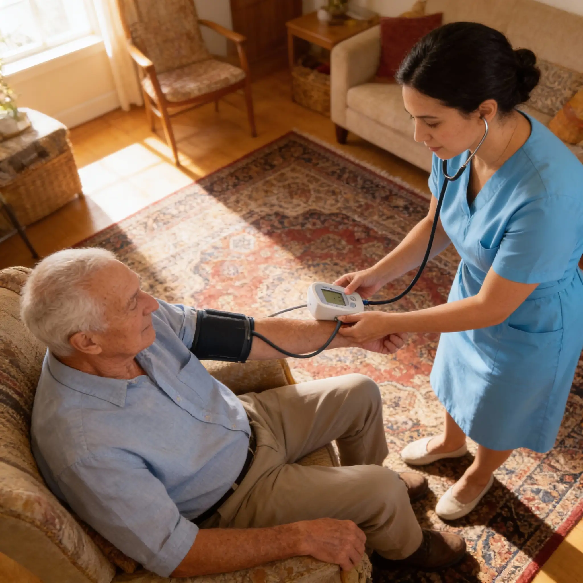 Cottage Home Care team member ready to help enroll in NHTD