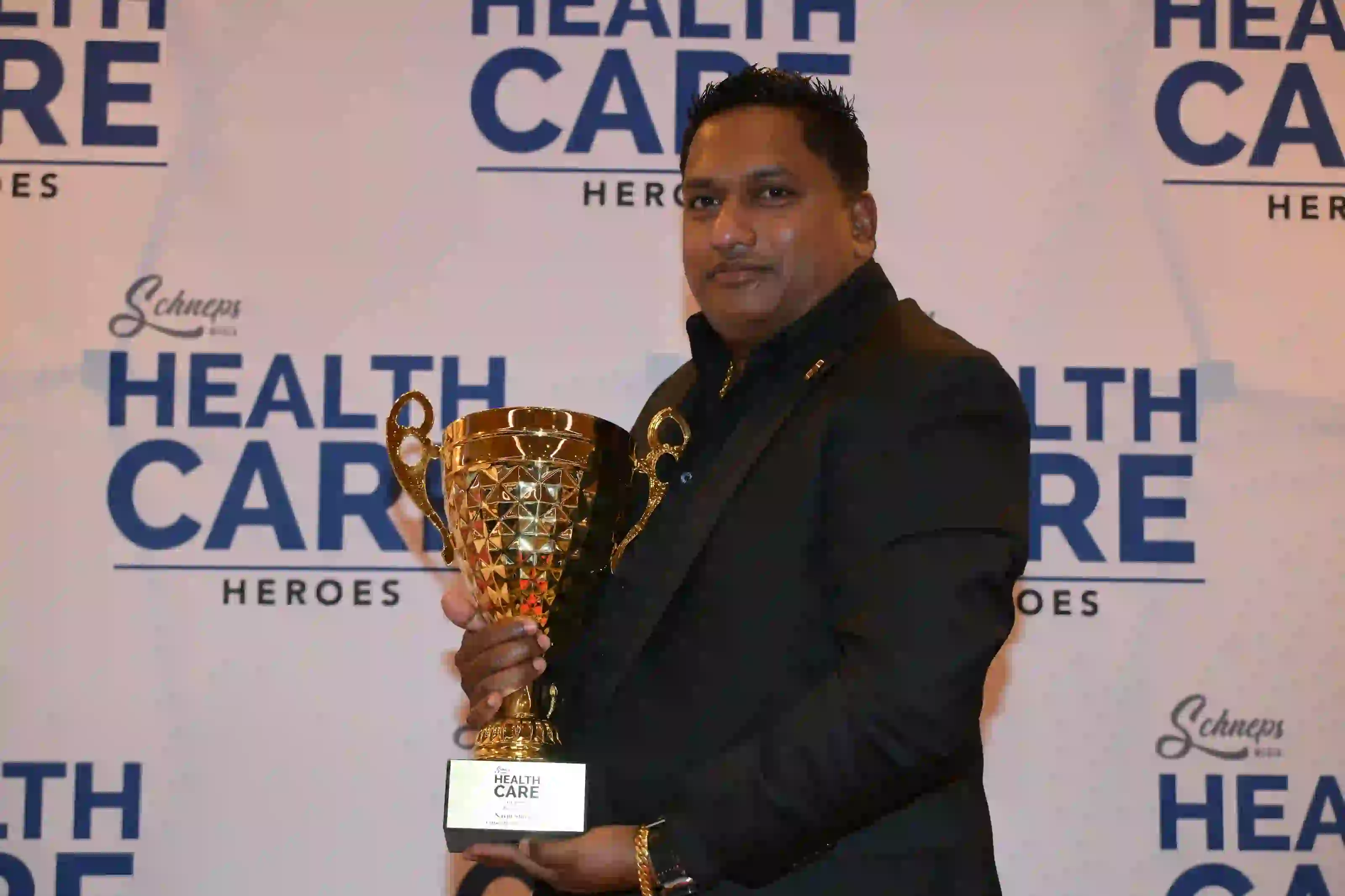 Navin Shivpal of Cottage Home Care honored as a Schneps Media Healthcare Hero.