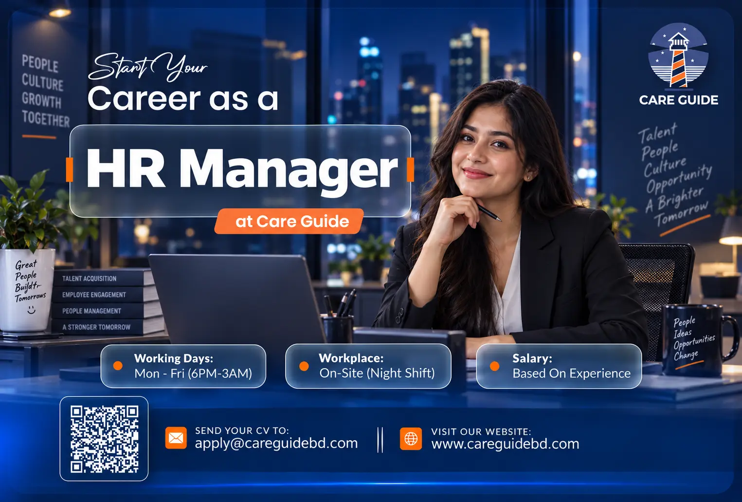 Start your career as a HR Manager at Care Guide
